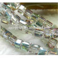 cube crystal beads,glass beads to make women jewelry